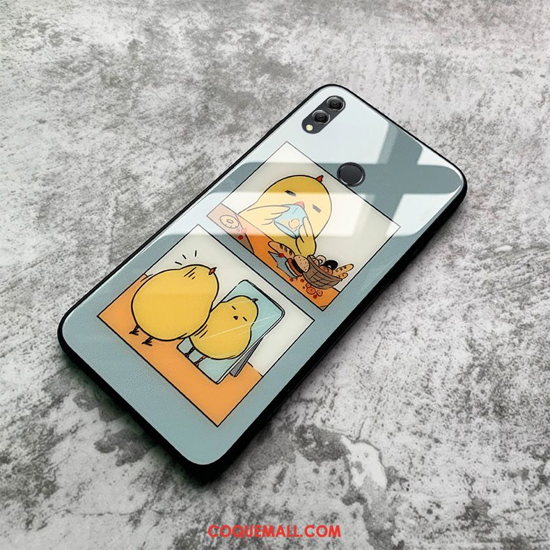 Étui Huawei P Smart Z Verre Jaune Amoureux, Coque Huawei P Smart Z Imprimé Mignonne