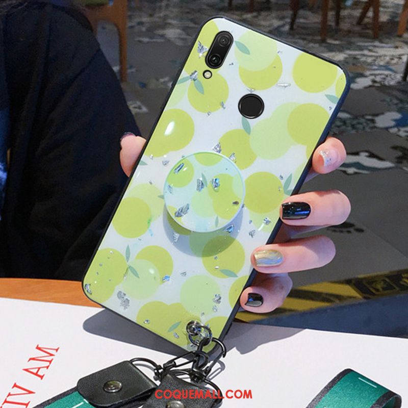 Étui Huawei P Smart Z Vert Simple Téléphone Portable, Coque Huawei P Smart Z Très Mince Ornements Suspendus