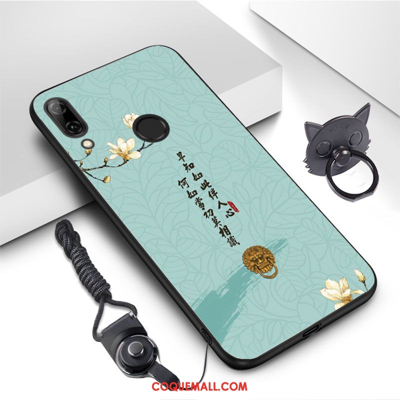 Étui Huawei P Smart Z Vintage Tout Compris Gris, Coque Huawei P Smart Z Art Personnalisé