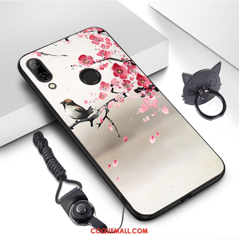 Étui Huawei P Smart Z Vintage Tout Compris Gris, Coque Huawei P Smart Z Art Personnalisé