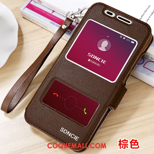 Étui Huawei P Smart Étui En Cuir Noir Téléphone Portable, Coque Huawei P Smart Jeunesse Protection