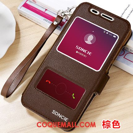 Étui Huawei P Smart Étui En Cuir Noir Téléphone Portable, Coque Huawei P Smart Jeunesse Protection