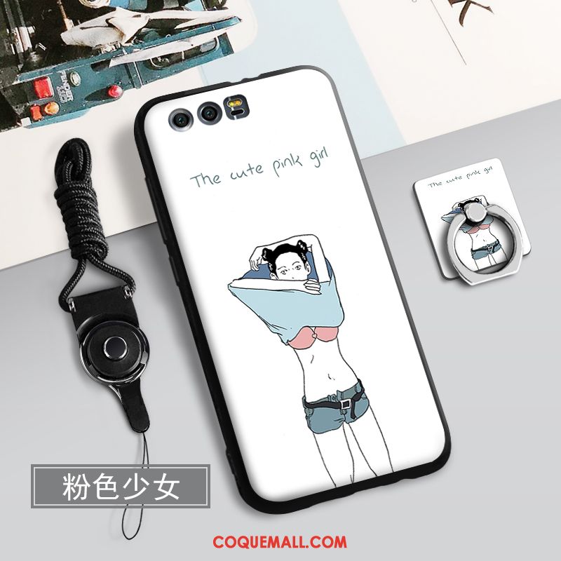 Étui Huawei P10 Incassable Fluide Doux Téléphone Portable, Coque Huawei P10 Noir Tout Compris