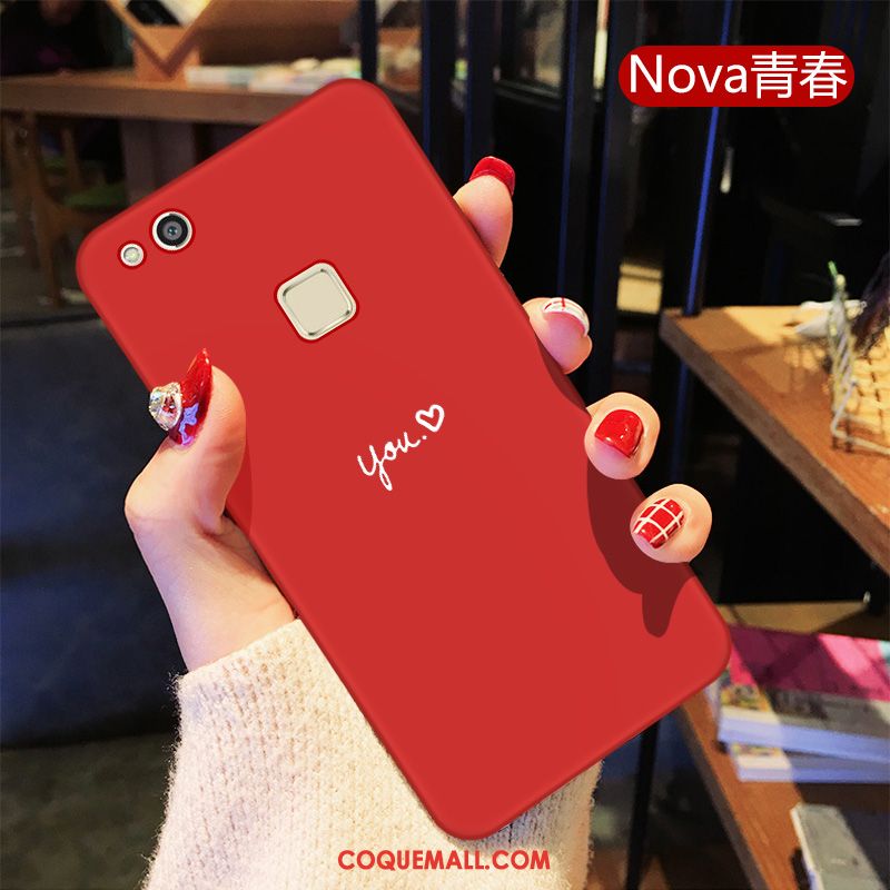 Étui Huawei P10 Lite Amoureux Rouge Personnalité, Coque Huawei P10 Lite Jeunesse Silicone