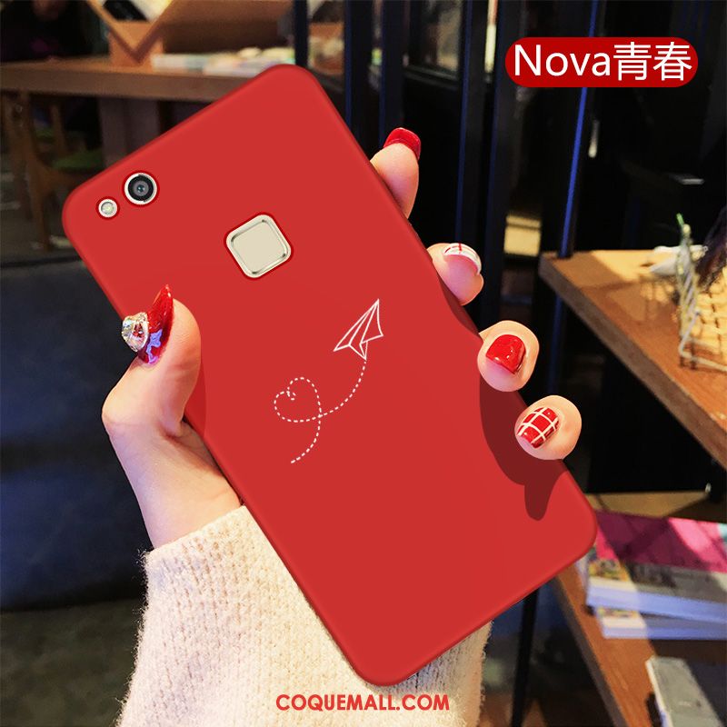 Étui Huawei P10 Lite Amoureux Rouge Personnalité, Coque Huawei P10 Lite Jeunesse Silicone
