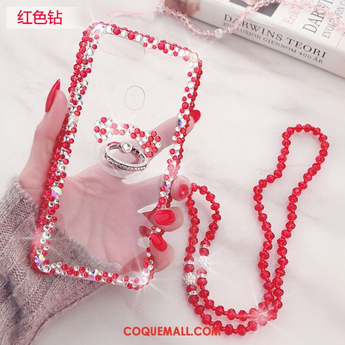 Étui Huawei P10 Lite Border Téléphone Portable Transparent, Coque Huawei P10 Lite Luxe Support