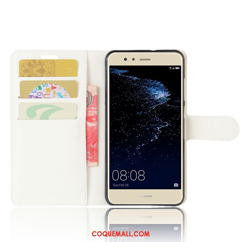 Étui Huawei P10 Lite Modèle Fleurie Incassable Carte, Coque Huawei P10 Lite Étui En Cuir Tendance