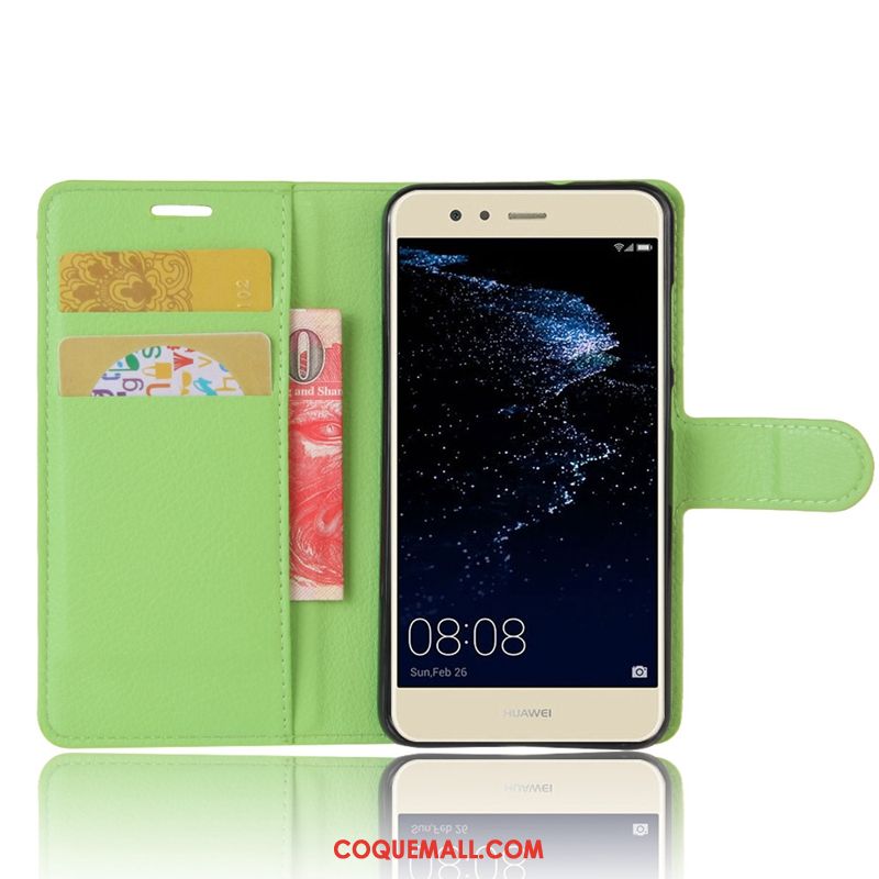 Étui Huawei P10 Lite Modèle Fleurie Incassable Carte, Coque Huawei P10 Lite Étui En Cuir Tendance