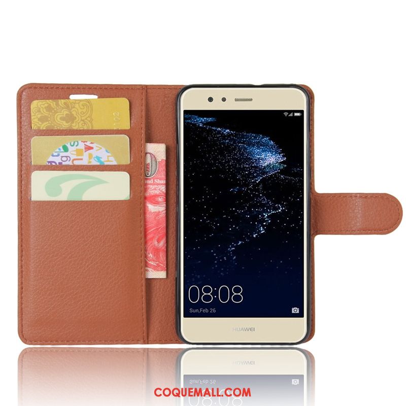 Étui Huawei P10 Lite Modèle Fleurie Incassable Carte, Coque Huawei P10 Lite Étui En Cuir Tendance