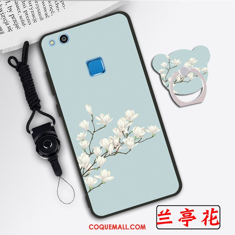 Étui Huawei P10 Lite Protection Créatif Tendance, Coque Huawei P10 Lite Dessin Animé Téléphone Portable Beige