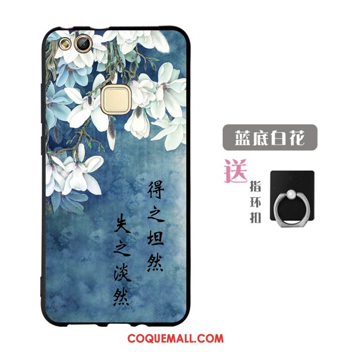 Étui Huawei P10 Lite Silicone Jeunesse Bleu, Coque Huawei P10 Lite Incassable Créatif