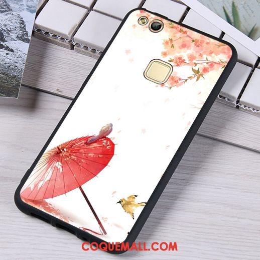 Étui Huawei P10 Lite Téléphone Portable Noir Fluide Doux, Coque Huawei P10 Lite Silicone Jeunesse