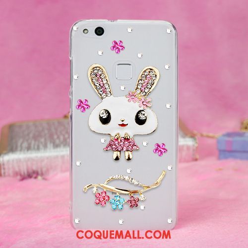 Étui Huawei P10 Lite Téléphone Portable Strass Protection, Coque Huawei P10 Lite Jeunesse Rouge