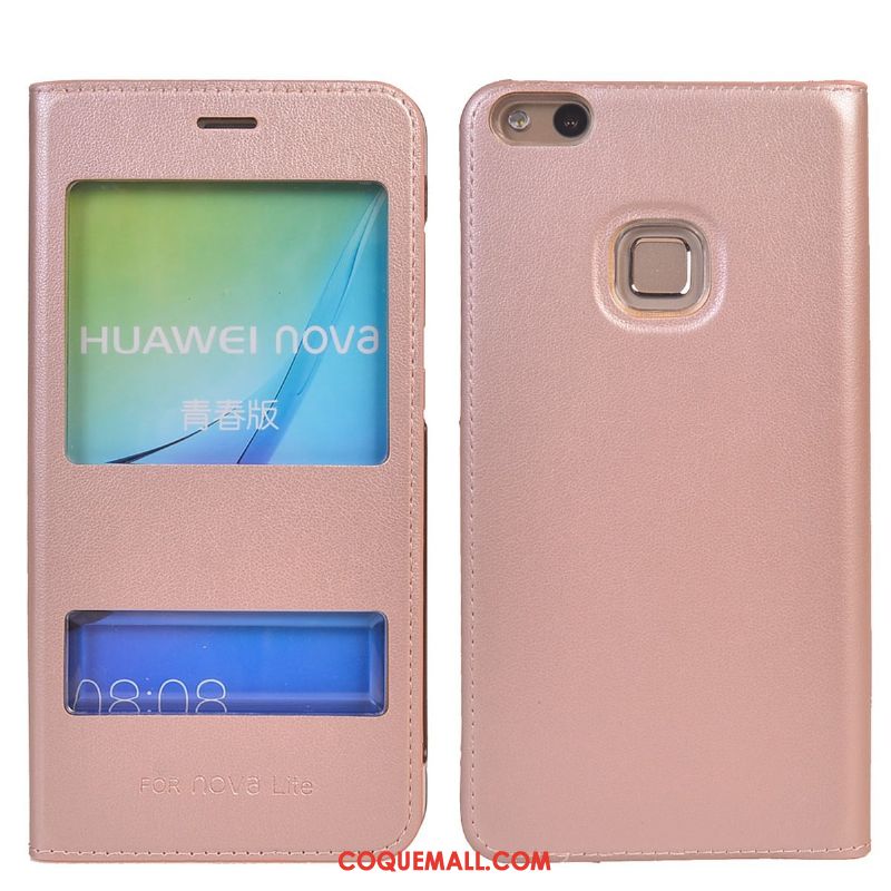 Étui Huawei P10 Lite Étui En Cuir Gris Téléphone Portable, Coque Huawei P10 Lite Incassable Jeunesse