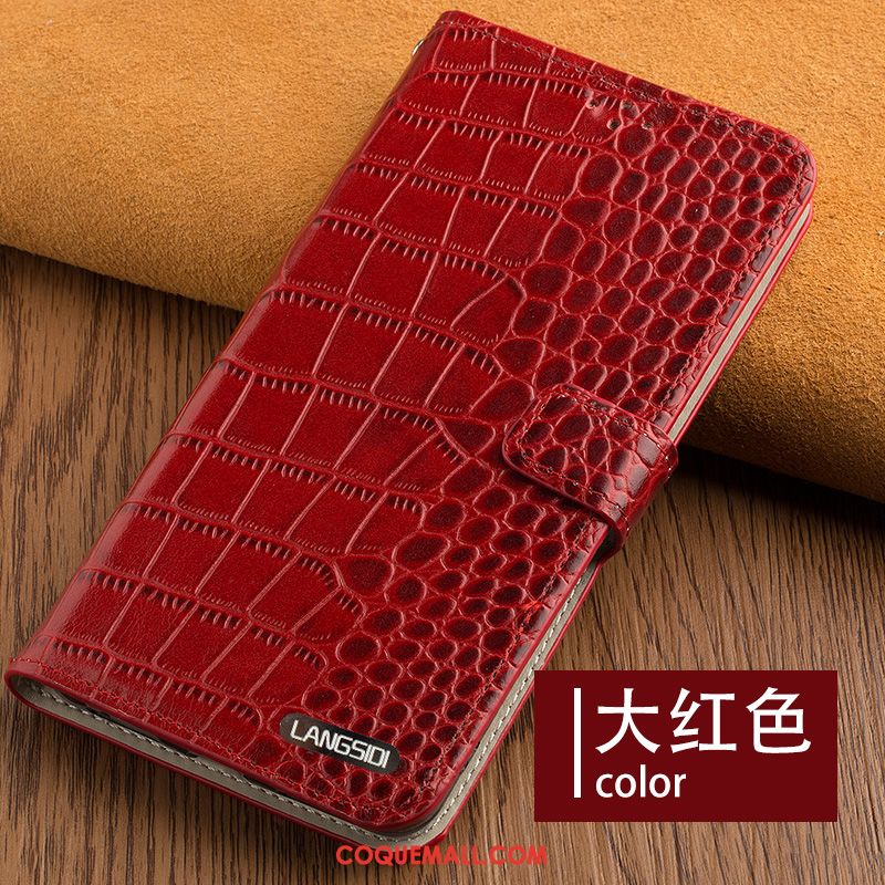 Étui Huawei P10 Ornements Suspendus Noir Étui En Cuir, Coque Huawei P10 Cuir Véritable Tendance