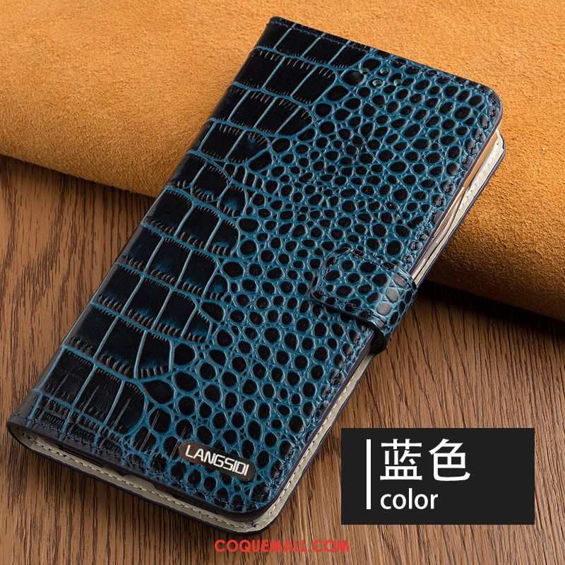 Étui Huawei P10 Ornements Suspendus Noir Étui En Cuir, Coque Huawei P10 Cuir Véritable Tendance