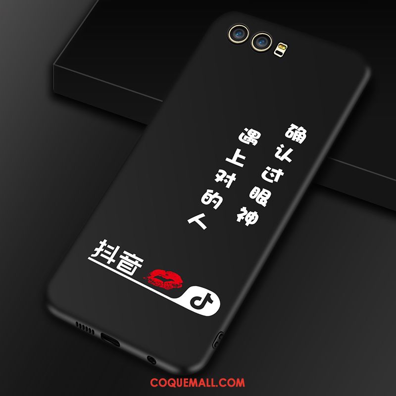 Étui Huawei P10 Personnalité Téléphone Portable Incassable, Coque Huawei P10 Noir Fluide Doux