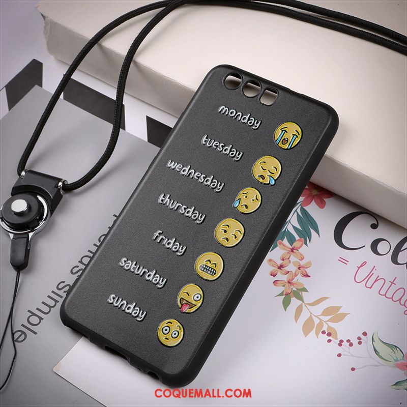 Étui Huawei P10 Plume Téléphone Portable Chanceux, Coque Huawei P10 Tout Compris Support