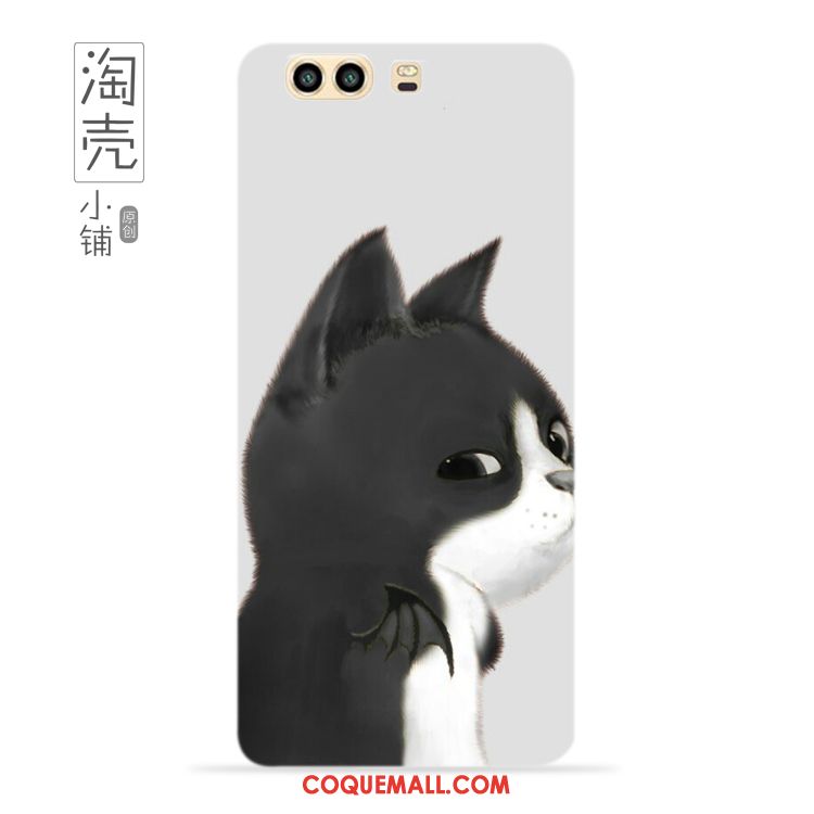 Étui Huawei P10 Plus Amoureux Personnalité Chat, Coque Huawei P10 Plus Personnalisé Fluide Doux