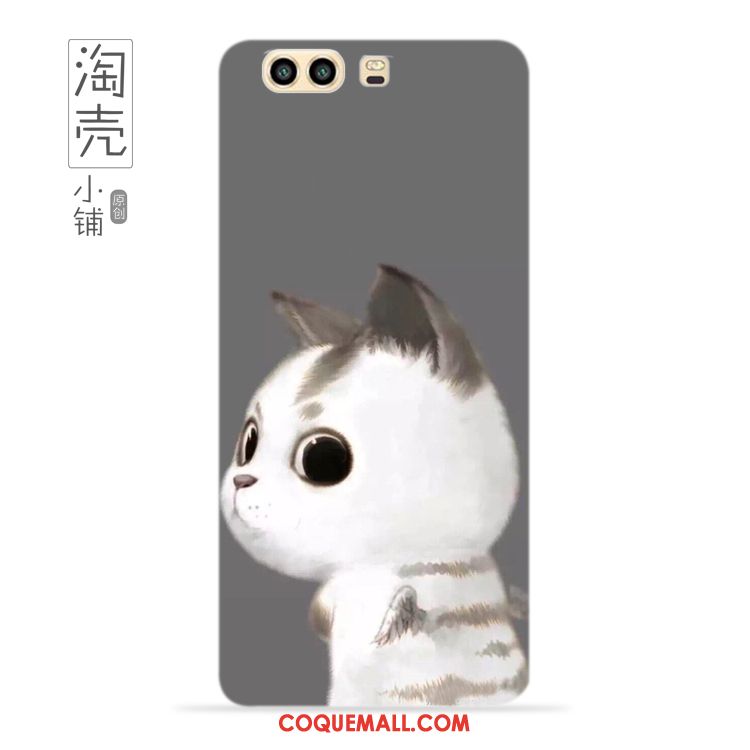 Étui Huawei P10 Plus Amoureux Personnalité Chat, Coque Huawei P10 Plus Personnalisé Fluide Doux