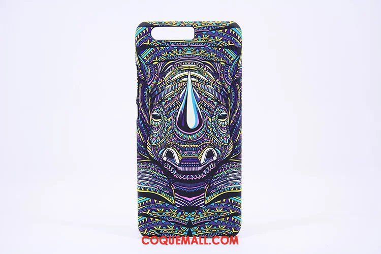 Étui Huawei P10 Plus Animal Violet Gaufrage, Coque Huawei P10 Plus Téléphone Portable Lumineuses