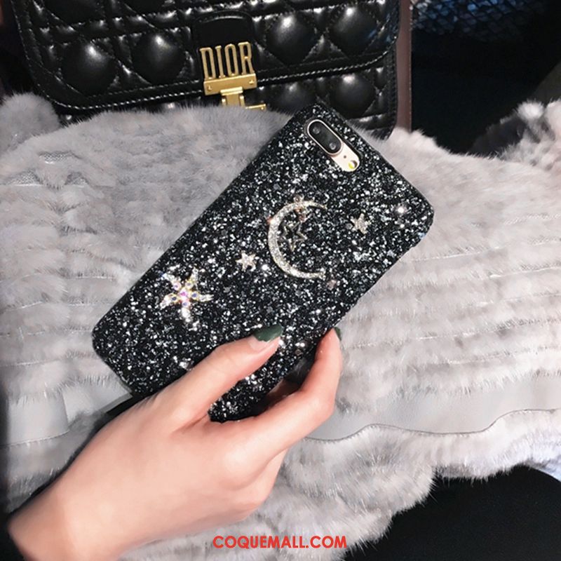 Étui Huawei P10 Plus Créatif Noir Téléphone Portable, Coque Huawei P10 Plus Rouge Strass