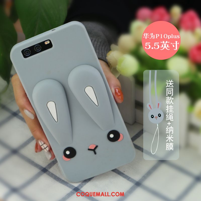 Étui Huawei P10 Plus Dessin Animé Marque De Tendance Ornements Suspendus, Coque Huawei P10 Plus Incassable Charmant