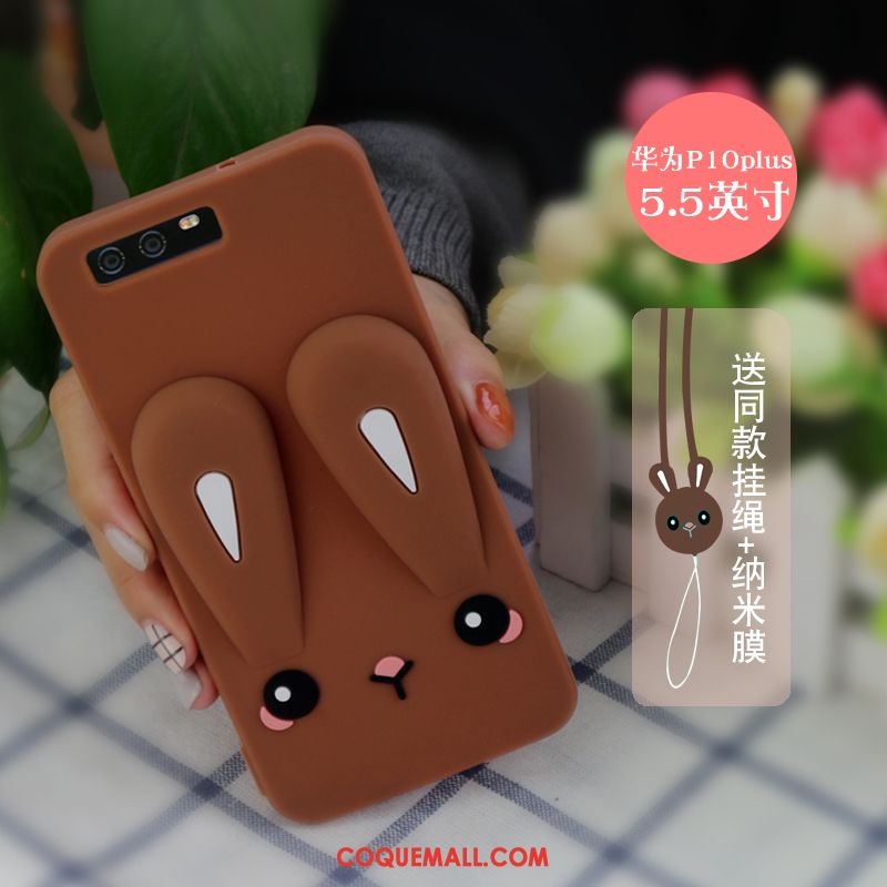 Étui Huawei P10 Plus Dessin Animé Marque De Tendance Ornements Suspendus, Coque Huawei P10 Plus Incassable Charmant