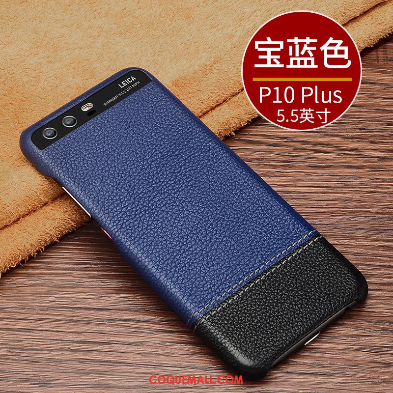 Étui Huawei P10 Plus Incassable Nouveau Business, Coque Huawei P10 Plus Téléphone Portable Étui En Cuir Beige