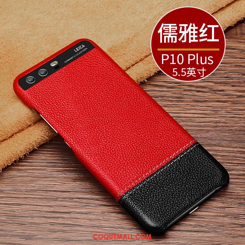 Étui Huawei P10 Plus Incassable Nouveau Business, Coque Huawei P10 Plus Téléphone Portable Étui En Cuir Beige