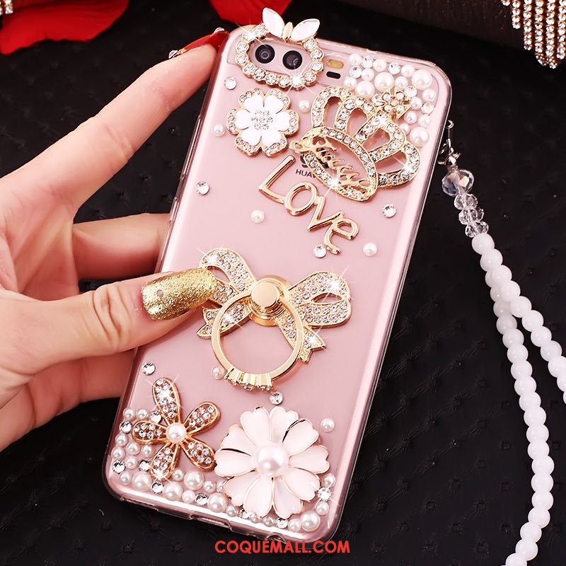 Étui Huawei P10 Plus Incassable Silicone Rose, Coque Huawei P10 Plus Téléphone Portable