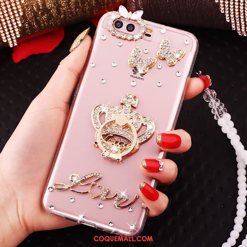 Étui Huawei P10 Plus Incassable Silicone Rose, Coque Huawei P10 Plus Téléphone Portable