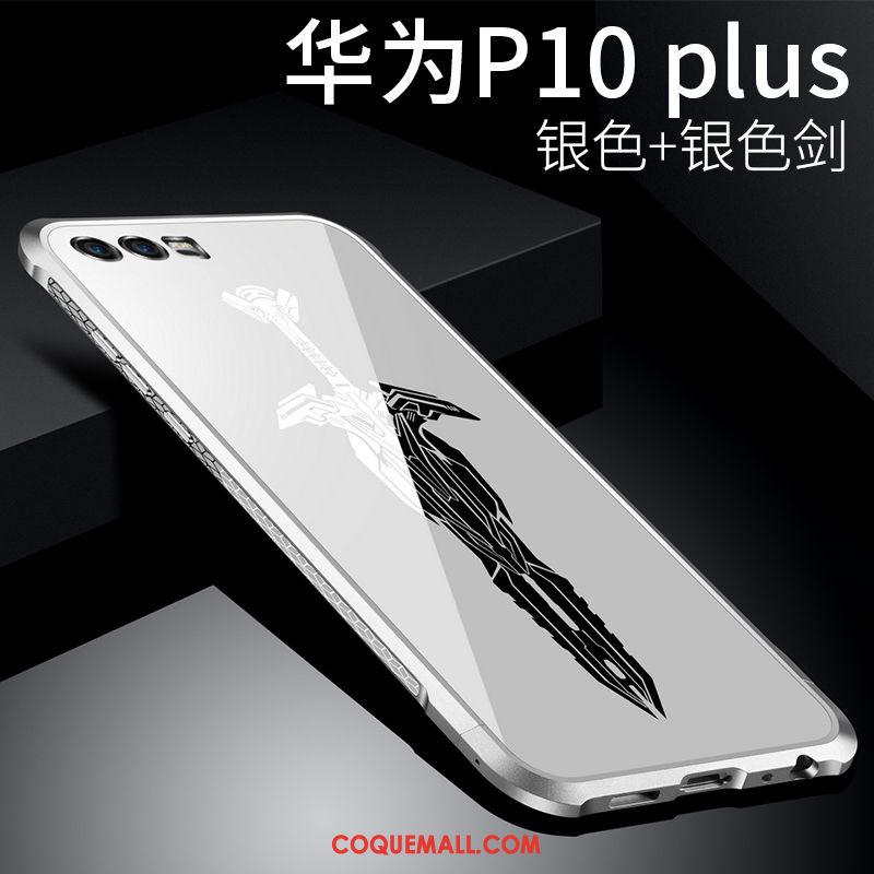 Étui Huawei P10 Plus Protection Créatif Métal, Coque Huawei P10 Plus Blanc Tout Compris