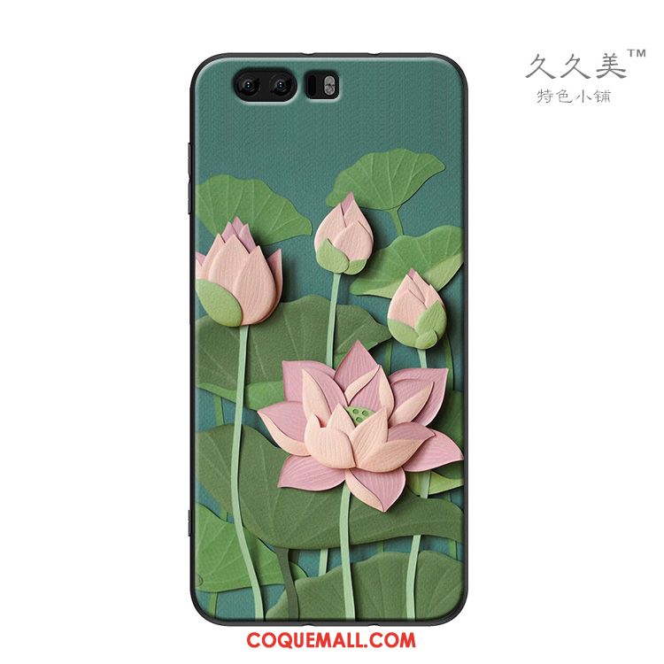 Étui Huawei P10 Plus Protection Fluide Doux Style Chinois, Coque Huawei P10 Plus Dimensionnel Gaufrage