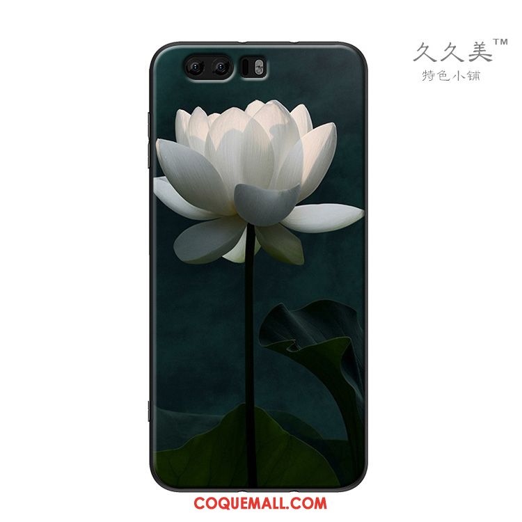 Étui Huawei P10 Plus Protection Fluide Doux Style Chinois, Coque Huawei P10 Plus Dimensionnel Gaufrage