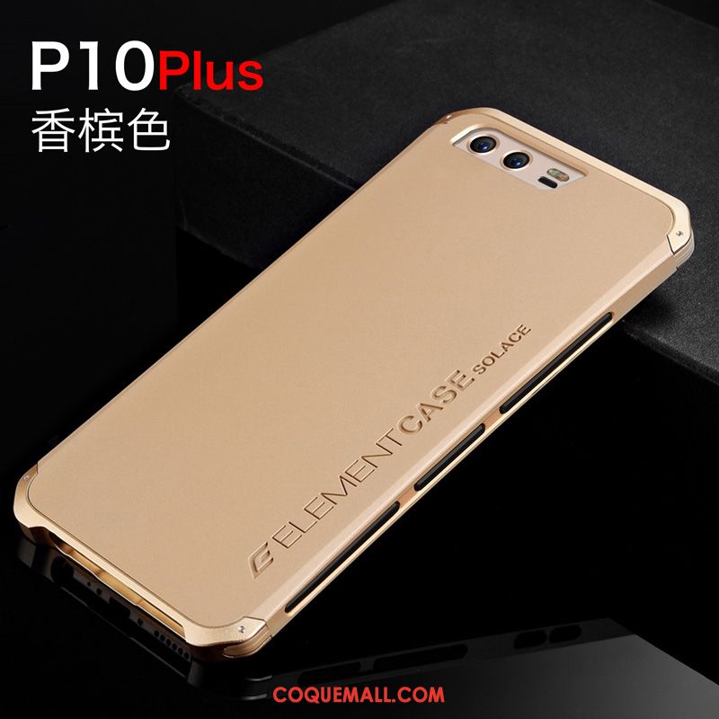 Étui Huawei P10 Plus Rouge Métal Tout Compris, Coque Huawei P10 Plus Protection Difficile