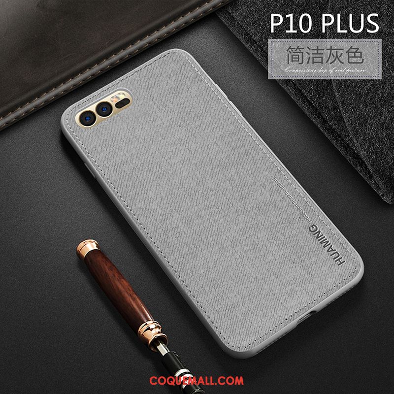 Étui Huawei P10 Plus Simple Modèle Fleurie Marque De Tendance, Coque Huawei P10 Plus Nouveau Rouge