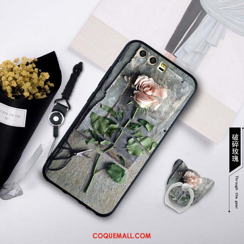 Étui Huawei P10 Plus Tout Compris Protection Vert, Coque Huawei P10 Plus Téléphone Portable Pu