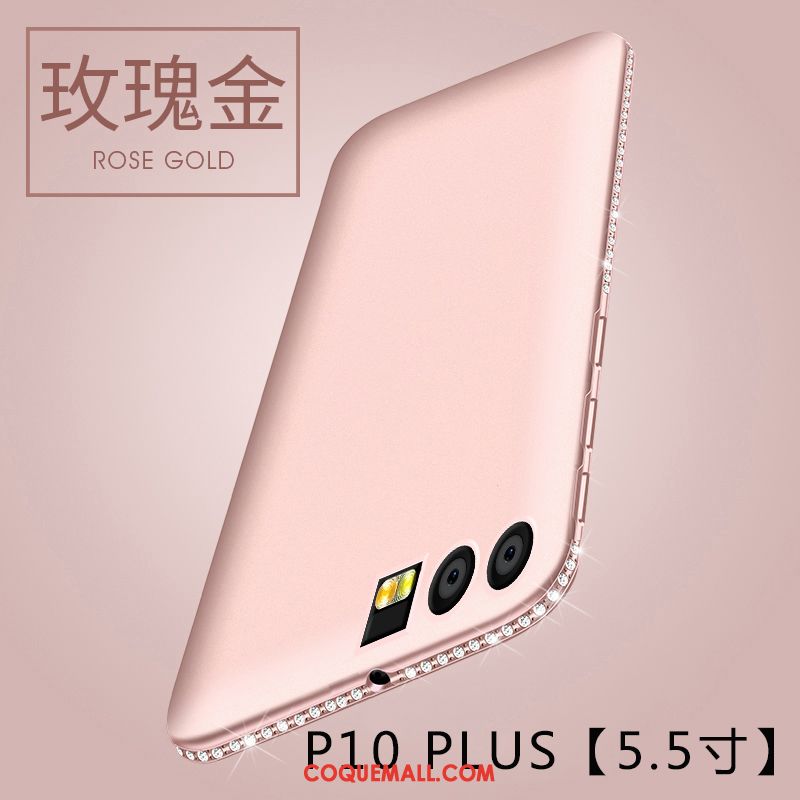 Étui Huawei P10 Plus Très Mince Délavé En Daim Silicone, Coque Huawei P10 Plus Téléphone Portable Rouge