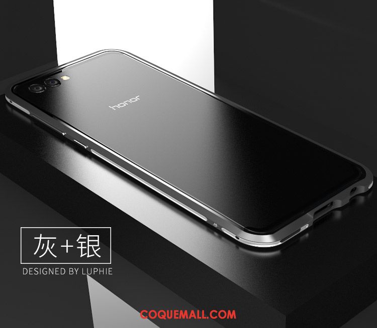 Étui Huawei P10 Plus Téléphone Portable Argent Border, Coque Huawei P10 Plus Protection Métal