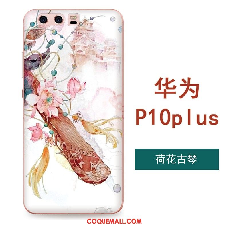 Étui Huawei P10 Plus Téléphone Portable Art Ornements Suspendus, Coque Huawei P10 Plus Fluide Doux Tout Compris