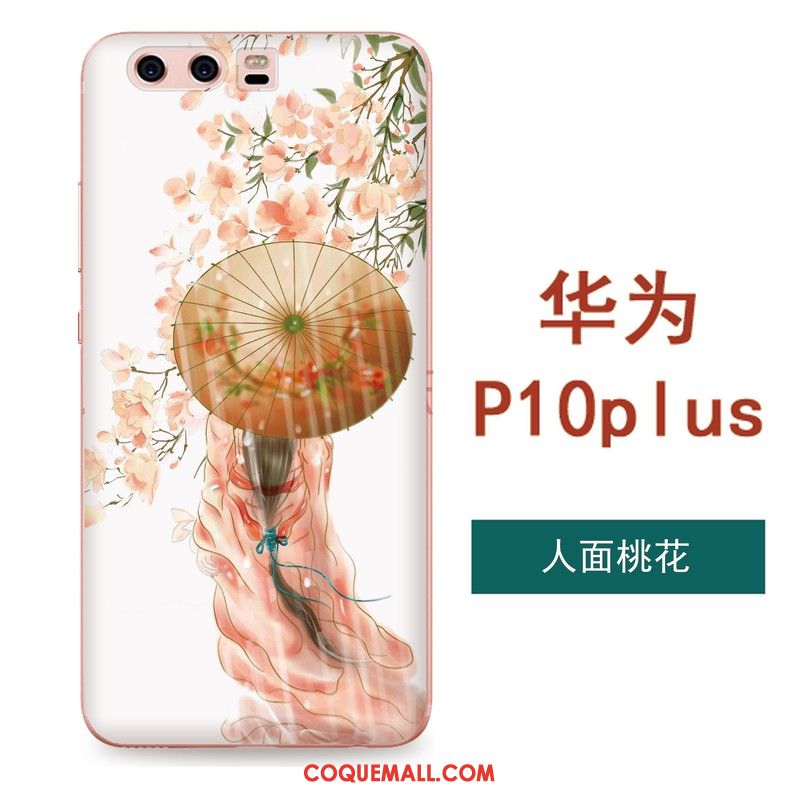 Étui Huawei P10 Plus Téléphone Portable Art Ornements Suspendus, Coque Huawei P10 Plus Fluide Doux Tout Compris