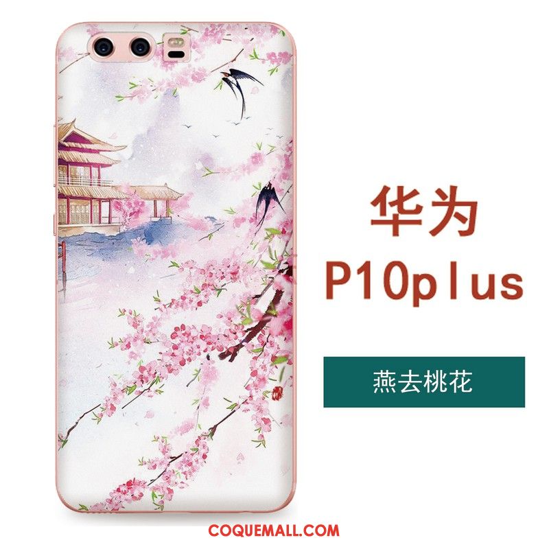 Étui Huawei P10 Plus Téléphone Portable Art Ornements Suspendus, Coque Huawei P10 Plus Fluide Doux Tout Compris