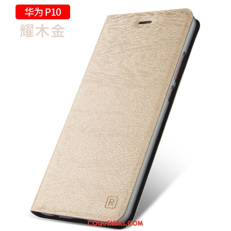 Étui Huawei P10 Protection Très Mince Noir, Coque Huawei P10 Étui En Cuir Téléphone Portable