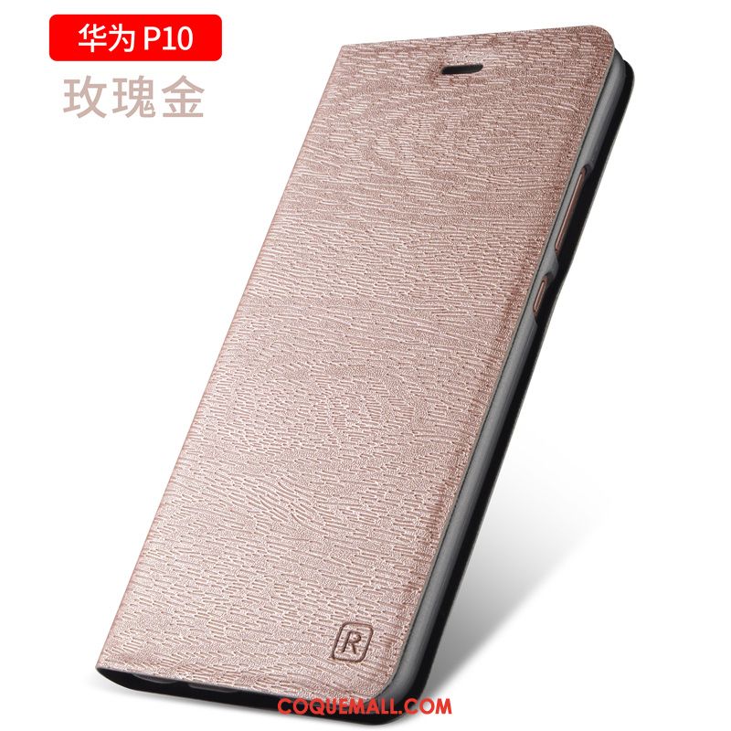 Étui Huawei P10 Protection Très Mince Noir, Coque Huawei P10 Étui En Cuir Téléphone Portable