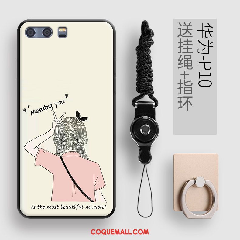 Étui Huawei P10 Tendance Silicone Fluide Doux, Coque Huawei P10 Téléphone Portable Tout Compris