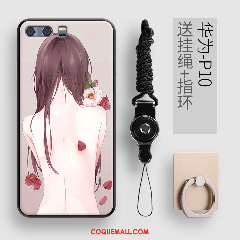 Étui Huawei P10 Tendance Silicone Fluide Doux, Coque Huawei P10 Téléphone Portable Tout Compris