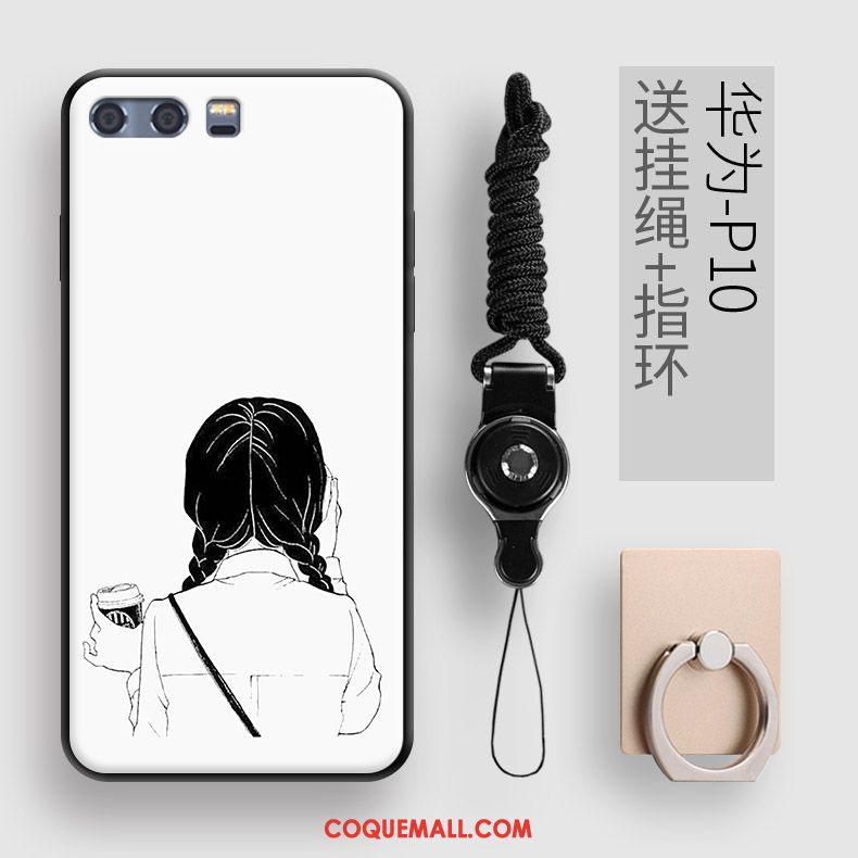 Étui Huawei P10 Tendance Silicone Fluide Doux, Coque Huawei P10 Téléphone Portable Tout Compris