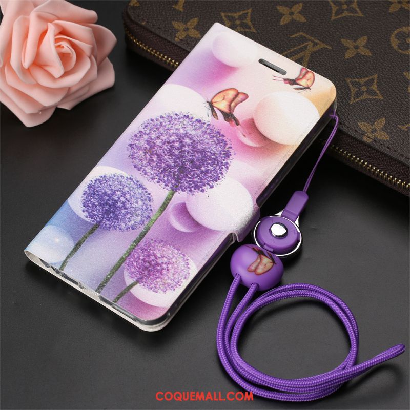 Étui Huawei P10 Violet Ornements Suspendus Téléphone Portable, Coque Huawei P10 Étui En Cuir