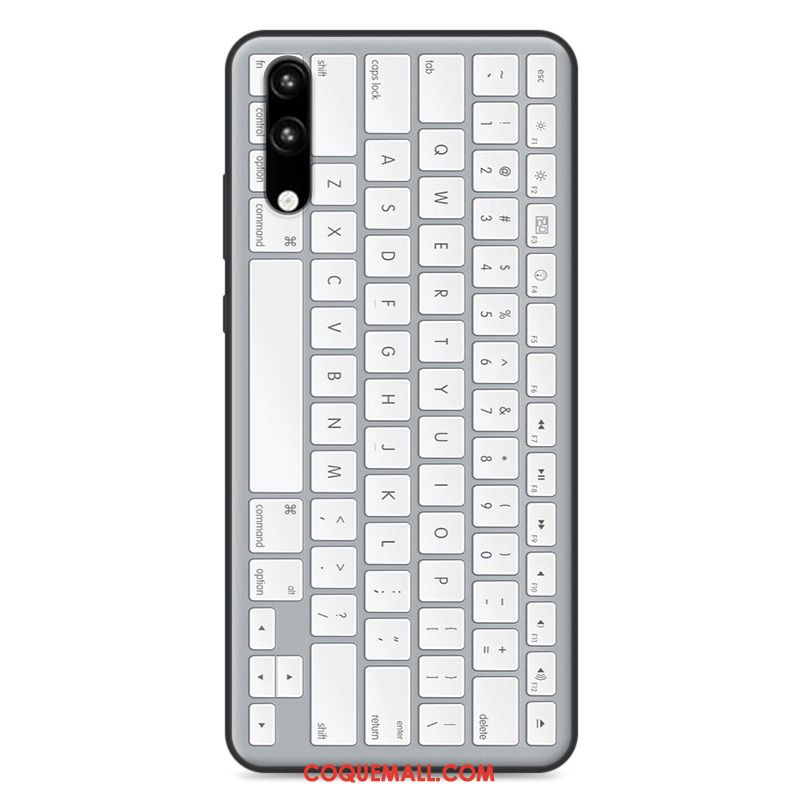 Étui Huawei P20 Fluide Doux Téléphone Portable Protection, Coque Huawei P20 Incassable Silicone